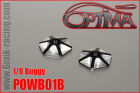 OPTIMA Hex Wing Buttons - black (pair) / POWB01B*