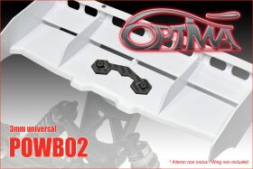 OPTIMA carbon Wing Button / POWB02
