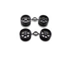 Tamiya Felgen-Set Egress schwarz (2+2) 12mm / 319335066