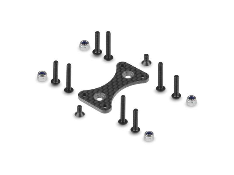 HUDY CARBON DUAL SIDE FAN EXTENSION FOR ALU DUAL MOTOR FAN MOUNT / HUD293191