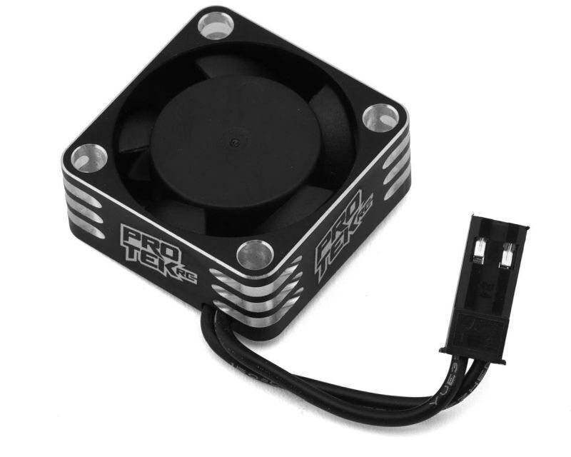 ProTek RC (25x25x10mm) Aluminium High Speed HV Lüfter silber/schwarz / PTK-2116