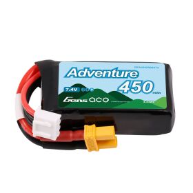 GensAce Adventure LIPO 2S 7,4 V-450-60C (XT30) 43 ×...