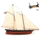 OcCre Yachtmodell America - America’s Cup Yacht Standmodellbausatz 1:75 / oc12014