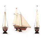 OcCre Yachtmodell America - America’s Cup Yacht Standmodellbausatz 1:75 / oc12014