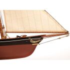 OcCre Yachtmodell America - America’s Cup Yacht Standmodellbausatz 1:75 / oc12014