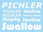 PICHLER Dekorsatz Slingsby T45 Swallow 1800 mm (weiÃŸ) / 18170