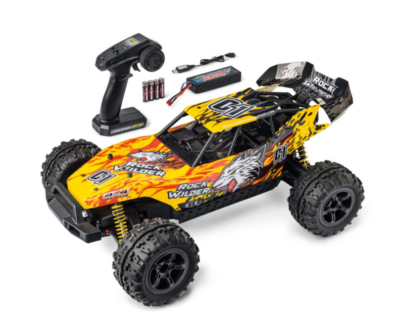 1:8 Rock Wilder 100% RTR gelb/rot / 500404258