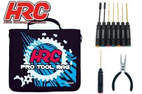 HRC Racing Werkzeugtasche mit Werkzeugen Racer Set V2 (enthält HRC9934B und 9 Werkzeuge) / HRC9934B-SET-2