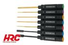 HRC Racing Werkzeugtasche mit Werkzeugen Racer Set V2 (enthält HRC9934B und 9 Werkzeuge) / HRC9934B-SET-2