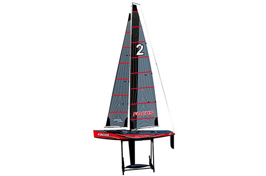 Joysway Segelboot PNP ARR Focus Segelboot Rot / JOY8812V3R-PNP