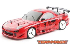 Team Magic Auto 1/10 Elektro, 4WD, Drift, RTR, E4D-MF RX7...