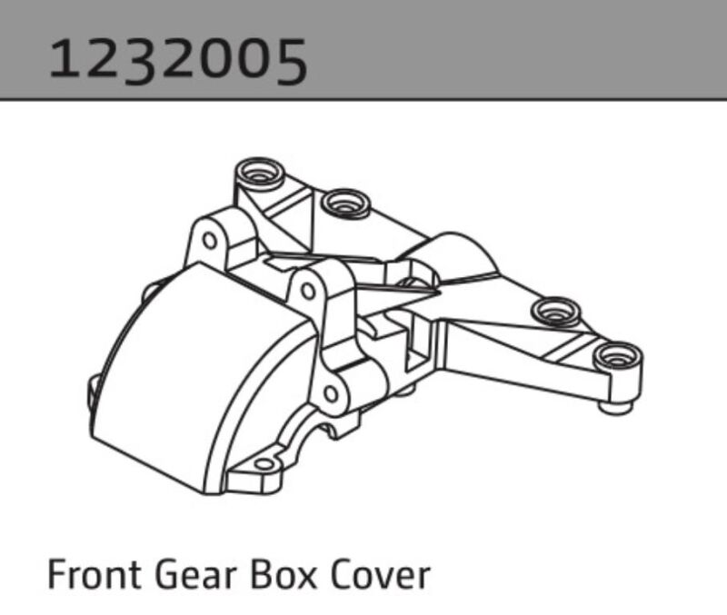 Absima Getriebeboxabdeckung vorne 1:10 Aero-X/STi-X/SupraSlide / 1232005