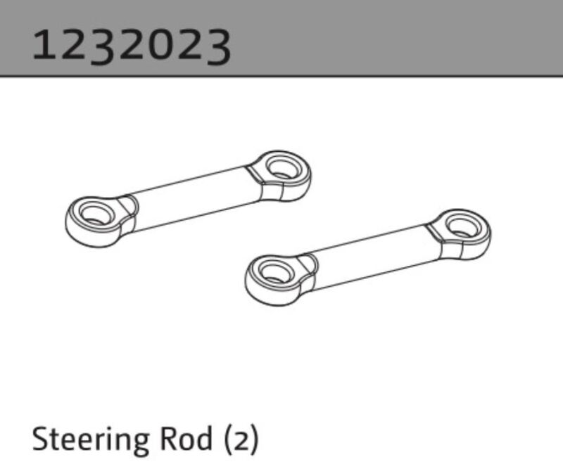 Absima Lenkstangen 1:10 Aero-X/STi-X/SupraSlide (2 Stück) / 1232023