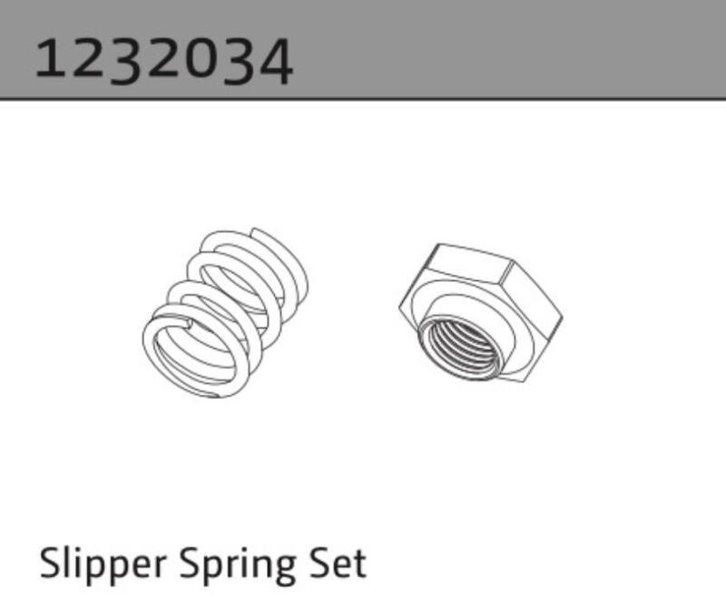 Absima Slipperfederset 1:10 Aero-X/STi-X/SupraSlide / 1232034
