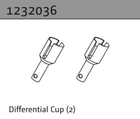 Absima Differentialmitnehmer (2 Stück) 1:10...