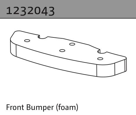 Absima Stoßfänger vorne / 1232043