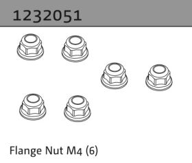 Absima Sicherheitsmutter M4 (6) / 1232051