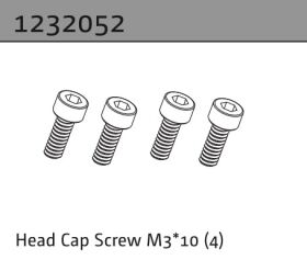 Absima Zylinderschrauben M3*10 (4) / 1232052