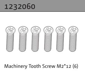 Absima Maschinenschraube M2*12 (6) / 1232060