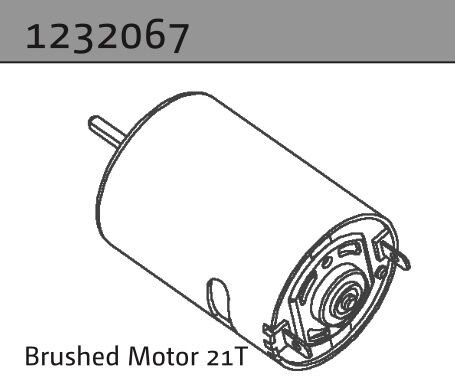 Absima Brushed Motor 21T / 1232067