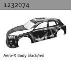 Absima Aero-X Karosserie schwarz/rot (ohne Sticker) / 1232074