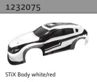 Absima STi-X Karosserie weiß/rot (ohne Sticker) / 1232075
