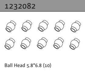 Absima Kugelkopf 5.8*6.8 (10) / 1232082