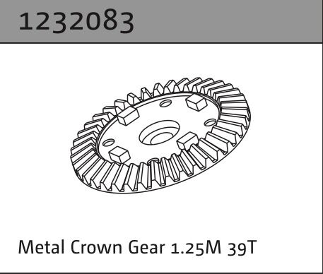 Absima Metaltellerrad 1.25M 39T / 1232083