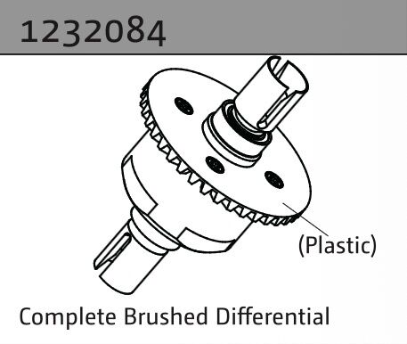 Absima Komplettes Brushed Differential / 1232084