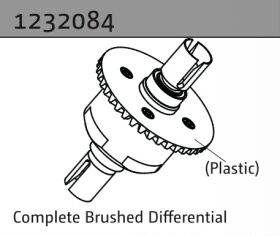 Absima Komplettes Brushed Differential / 1232084