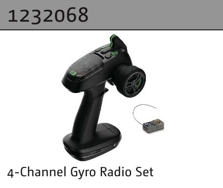 Absima 4-Kanal Gyro-Fernsteuerungsset / 1232085