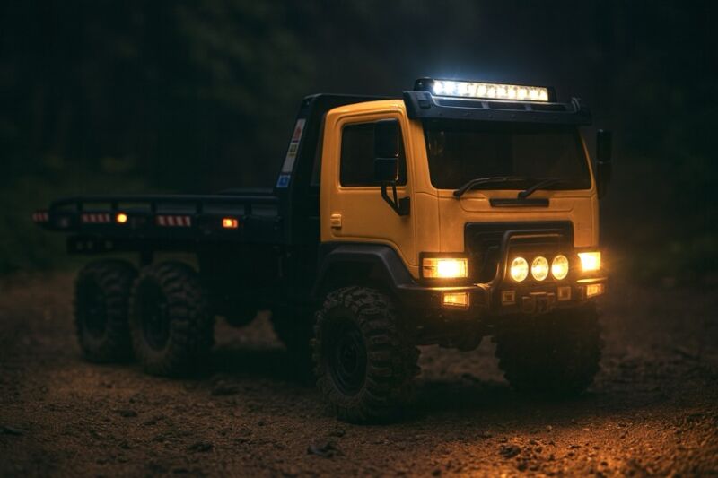 Hobby Plus RC CR-18P "Arktos" 6x6 V1.5 1:18 Rock Crawler RTR, sandfarben / HBP1810601