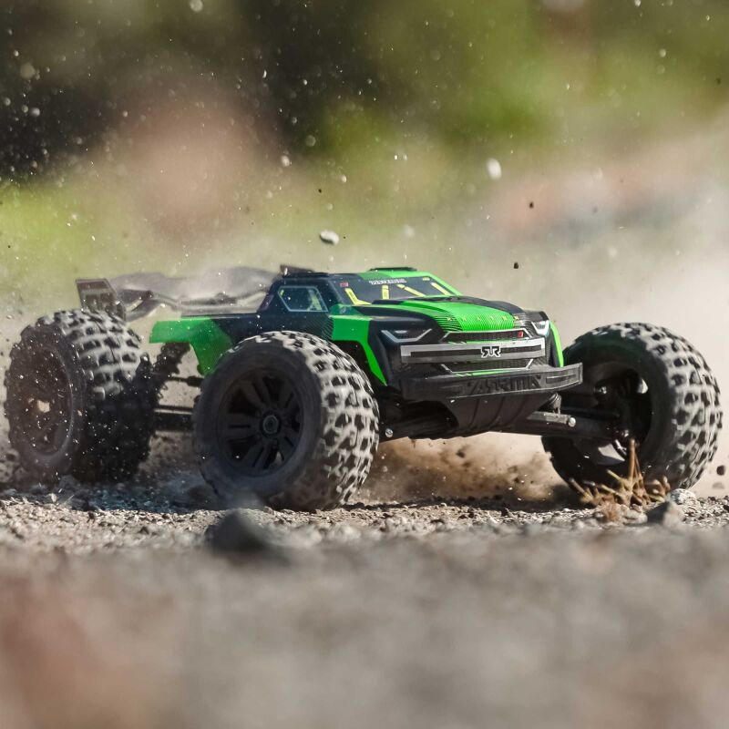 ARRMA KRATON V6 1:8 6S BLX 4X4 Brushless Speed Monster Truck RTR, grün/schwarz / ARA8608V6T3