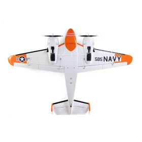 E-FLITE Beechcraft D18/RC-45J 1.5m BNF Basic mit AS3X+ und SAFE / EFL-3726