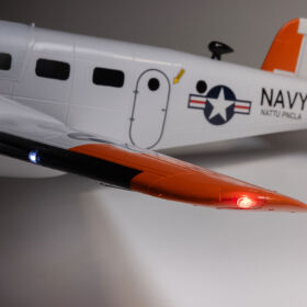 E-FLITE Beechcraft D18/RC-45J 1.5m BNF Basic mit AS3X+ und SAFE / EFL-3726