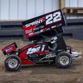 Losi 22S Sprint 1:10 2WD Brushless Sprint Car RTR inkl. Akku & Ladegerät, rot / LOS-2359