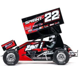 Losi 22S Sprint 1:10 2WD Brushless Sprint Car RTR inkl. Akku & Ladegerät, rot / LOS-2359