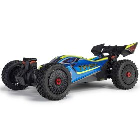 ARRMA TYPHON 223S BLX 1:8 4X4 Brushless Buggy RTR mit DSC, blau/gelb / ARA4306V4T4