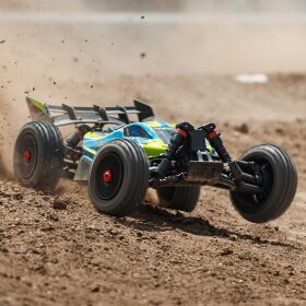 ARRMA TYPHON 223S BLX 1:8 4X4 Brushless Buggy RTR mit DSC, blau/gelb / ARA4306V4T4