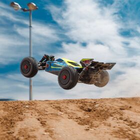 ARRMA TYPHON 223S BLX 1:8 4X4 Brushless Buggy RTR mit DSC, blau/gelb / ARA4306V4T4