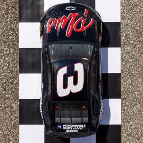 Losi NASCAR RC Race Car RCR No. 3 GM Goodwrench Chevrolet ZL1 1:12 2S AWD RTR, inkl. Akku & Ladegerät, schwarz / LOSF1122503