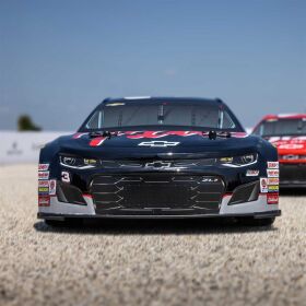 Losi NASCAR RC Race Car RCR No. 3 GM Goodwrench Chevrolet ZL1 1:12 2S AWD RTR, inkl. Akku & Ladegerät, schwarz / LOSF1122503
