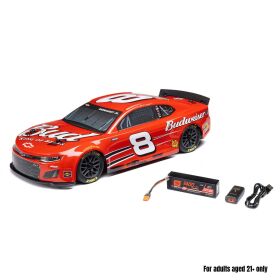 Losi NASCAR RC Race Car Dale Earnhardt Jr. No. 8 Budweiser Chevrolet ZL1 1:12 2S AWD RTR, inkl. Akku & Ladegerät, rot / LOSF1122508
