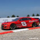 Losi NASCAR RC Race Car Dale Earnhardt Jr. No. 8 Budweiser Chevrolet ZL1 1:12 2S AWD RTR, inkl. Akku & Ladegerät, rot / LOSF1122508