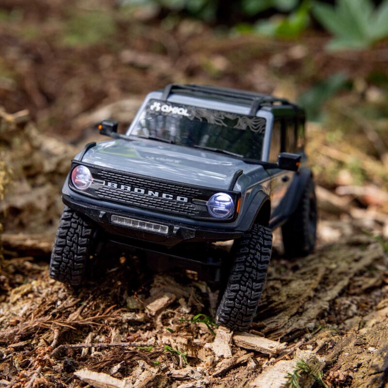 Axial SCX30 Ford Bronco 1:30 4X4 Rock Crawler RTR, inkl. Akku & Ladegerät, grau / AXI-2048T2