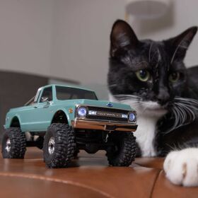 Axial SCX30 Chevrolet K10 1:30 4X4 Rock Crawler RTR, inkl. Akku & Ladegerät, grün / AXI-2260T1