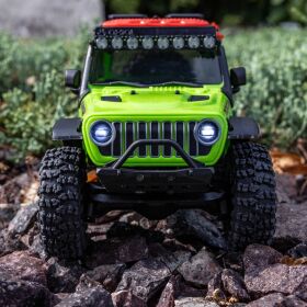 Axial SCX30 Jeep Wrangler JLU 1:30 4X4 Rock Crawler RTR, inkl. Akku & Ladegerät, grün / AXI-2261T1