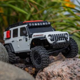 Axial SCX30 Jeep Wrangler JLU 1:30 4X4 Rock Crawler RTR, inkl. Akku & Ladegerät, weiß / AXI-2261T2