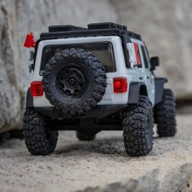 Axial SCX30 Jeep Wrangler JLU 1:30 4X4 Rock Crawler RTR, inkl. Akku & Ladegerät, weiß / AXI-2261T2