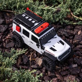 Axial SCX30 Jeep Wrangler JLU 1:30 4X4 Rock Crawler RTR, inkl. Akku & Ladegerät, weiß / AXI-2261T2